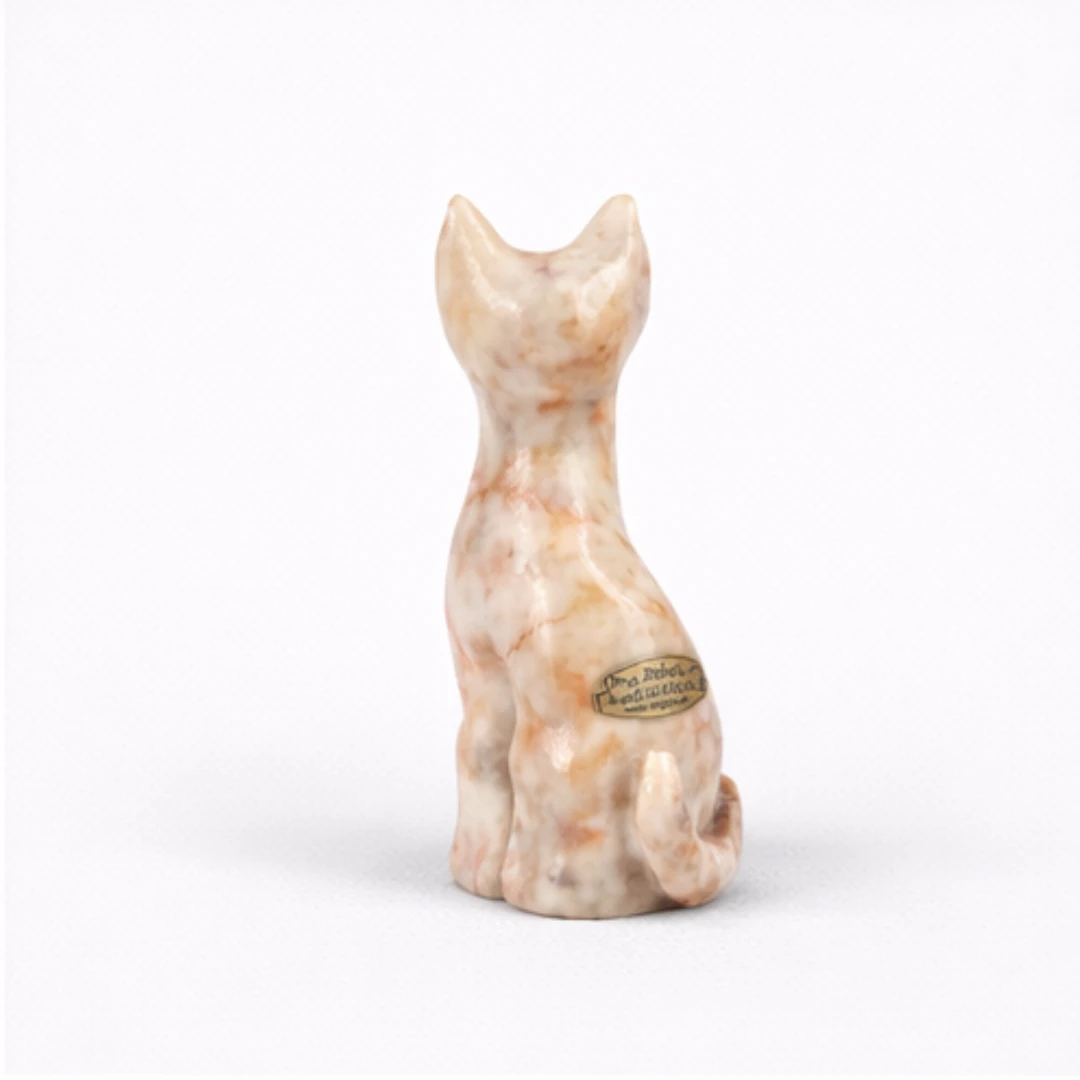 Gatto medio in onice e marmo Onixe Design marmo oggetto
