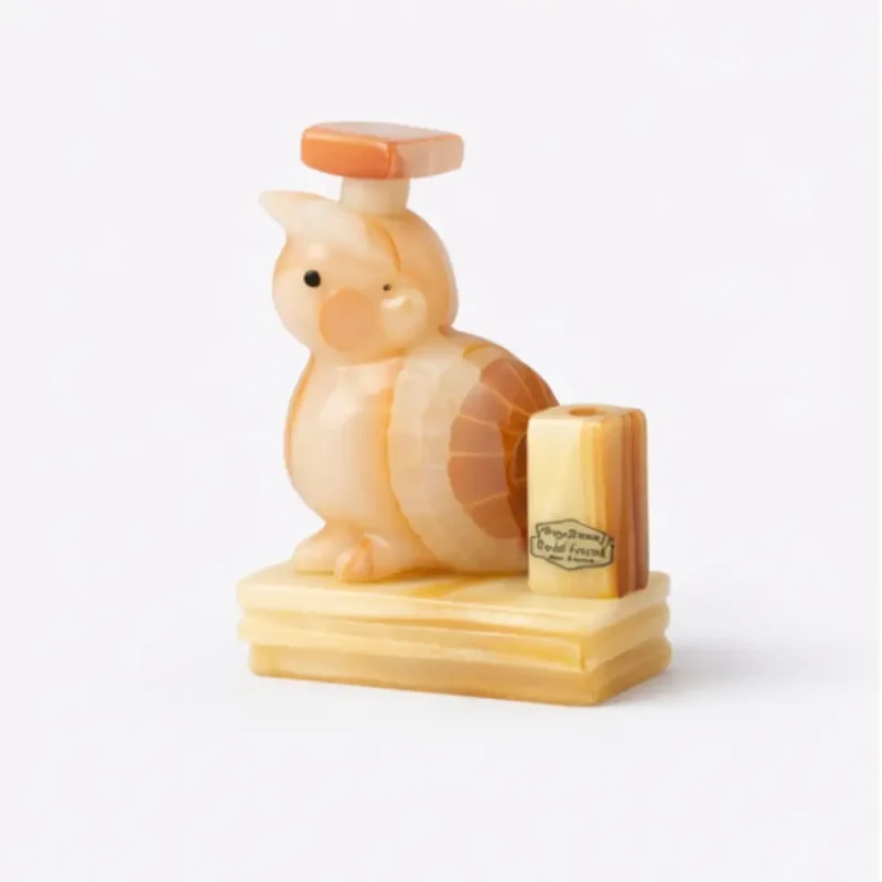 Gufo portapenne in onice – Onixe Design (3) risultato
