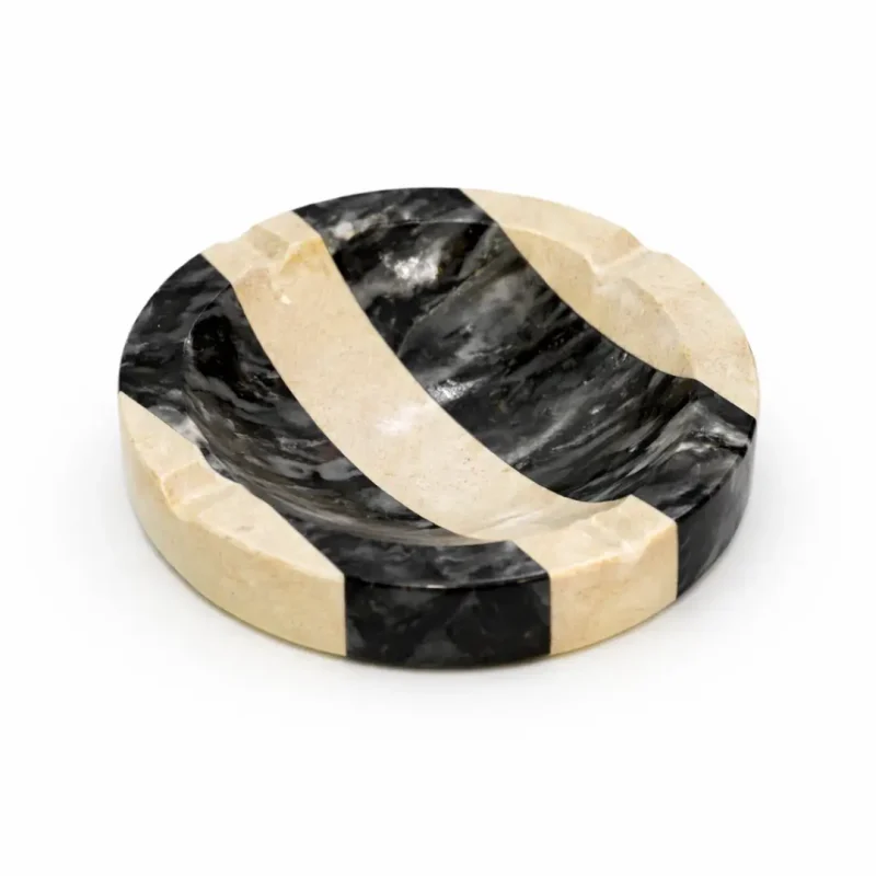 Posacenere in marmo striato Onixe Design (2)