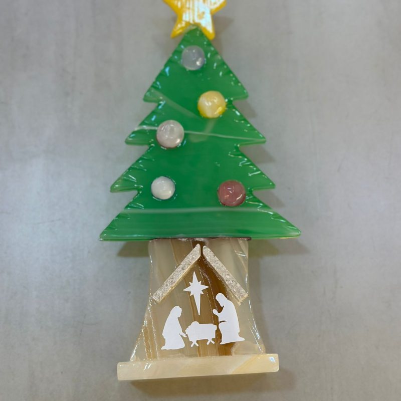 Albero presepe grande in onice (3)